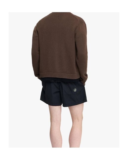 J.W. Anderson Brown Jw Anderson V-Neck Layered Cardigan for men