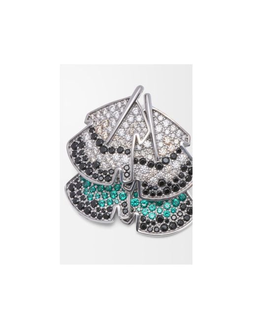 Loewe Metallic Feather Earrings
