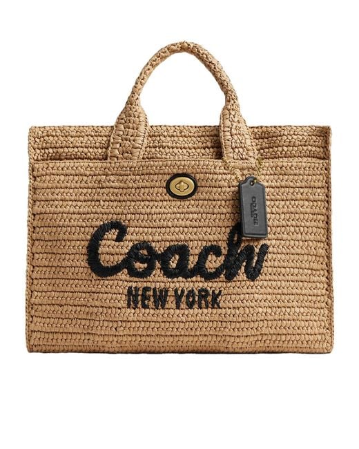 COACH Metallic Cargo Tote