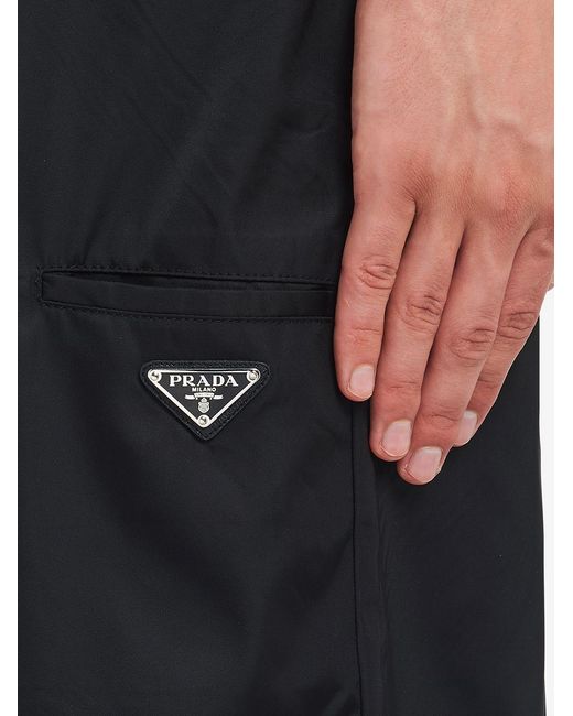 Prada Blue Knee-Length Tailored Shorts for men