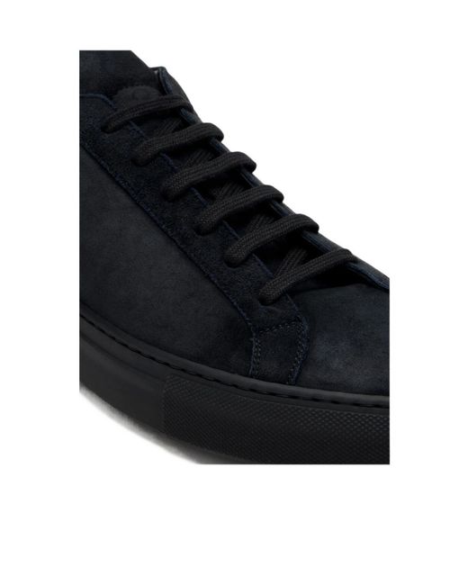 Common Projects Black Round-Toe Sneakers for men