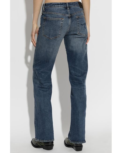 R13 Blue Belt-Loop Jeans