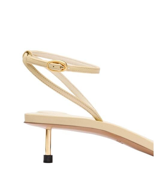 Jacquemus Metallic Les Regalo Sandals