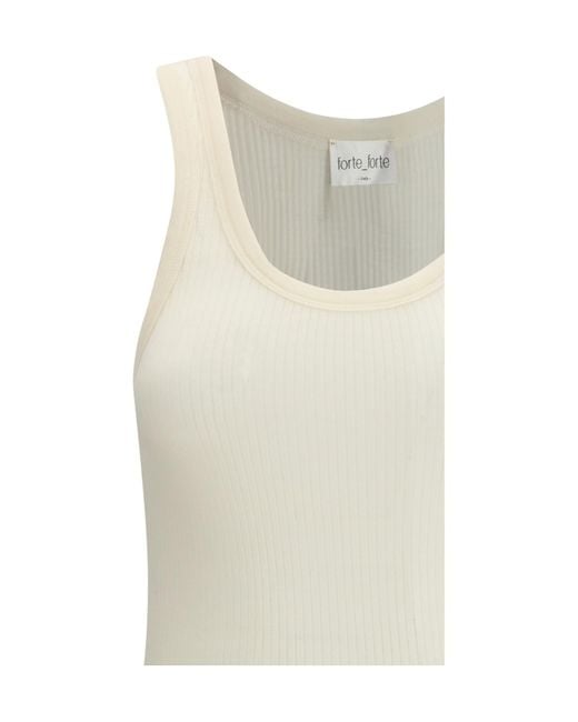 Forte_forte Natural U-Neck Vest