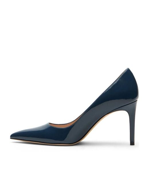 Stuart Weitzman Blue Stuart Power Pump 85
