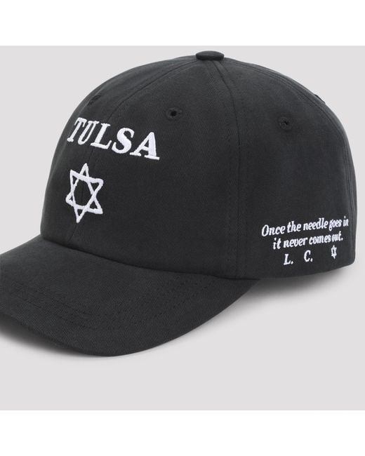 Enfants Riches Deprimes Black Enfants Riches Déprimés Tulsa Embroidered Baseball Cap for men