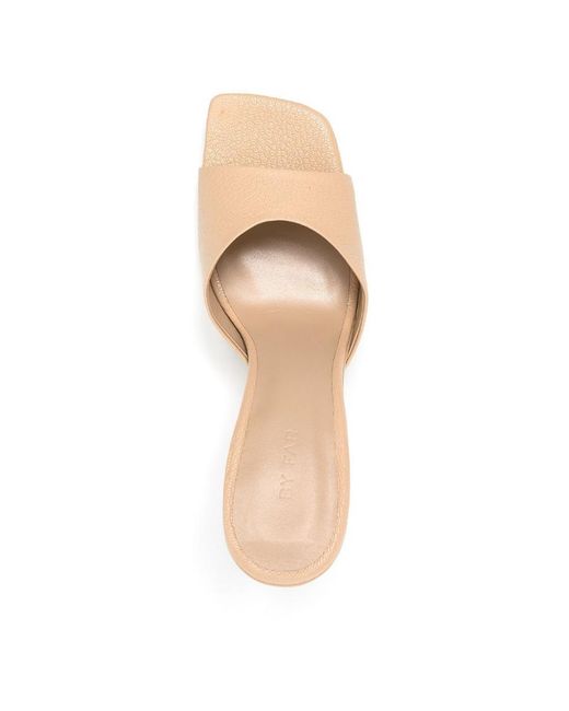 By Far Natural Mora Sand Grained Leather