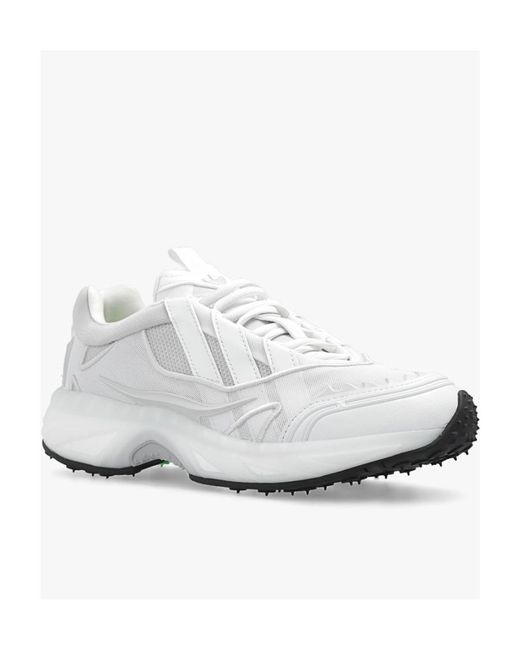Adidas Originals White Xare Boost Lace-Up Sneakers for men