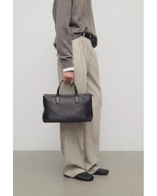 The Row Black Marcel Tote Bag