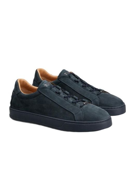Tod's Blue Lace-Up Sneakers for men
