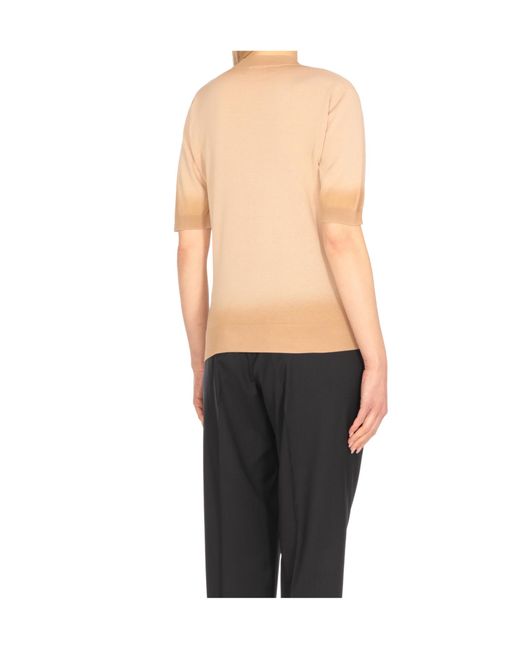 Fabiana Filippi Natural V-Neck Sweater