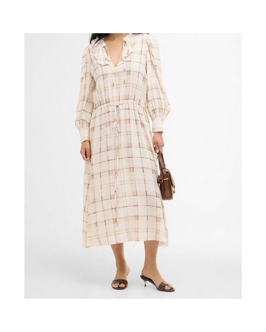 Barbour Natural Asker Midi Dress
