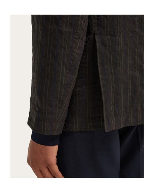 Ferragamo Black Single Breasted Blazer for men