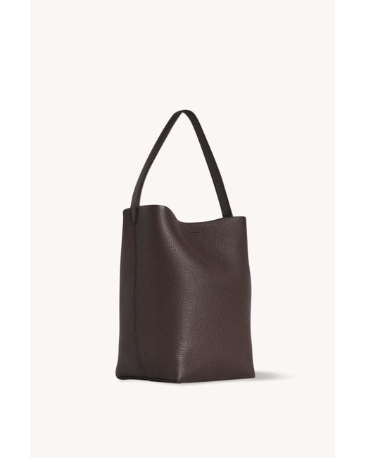 The Row Brown Medium N/S Park Tote Bag
