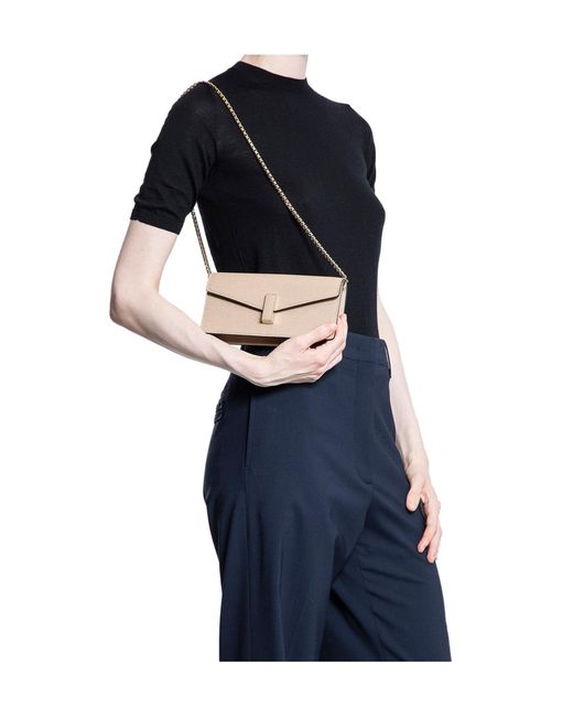 Valextra Natural Iside Envelope Clutch Bag