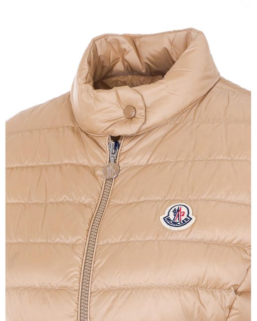Moncler Natural Igens Zip-Up Padded Gilet