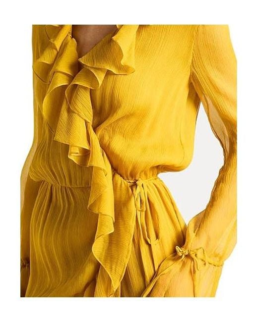 Saint Laurent Yellow Maxi Dresses