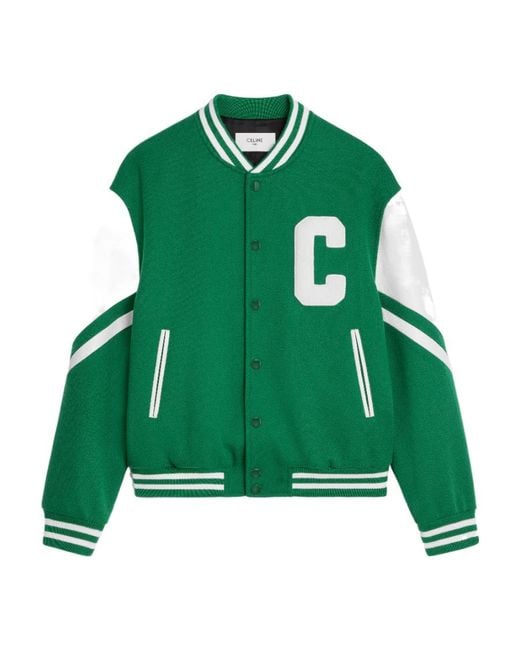 Céline Green Jackson Teddy Jacket for men