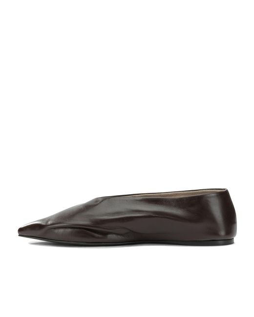 Khaite Brown 'Miriam' Classic Ballet Flats