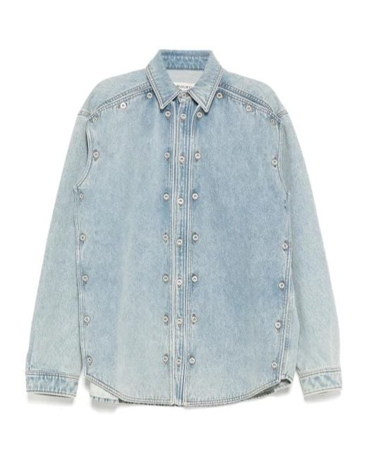 Y. Project Blue Evergreen Shirt for men