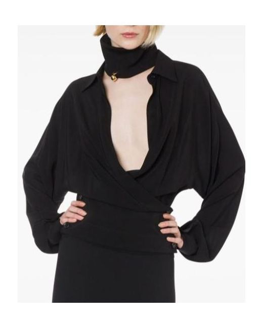 Philosophy Di Lorenzo Serafini Black Blouse