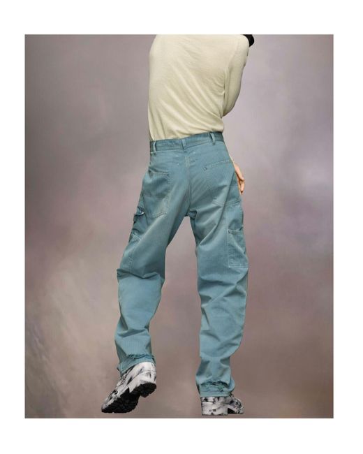Maison Margiela Blue Denim Wide-Leg Jeans for men
