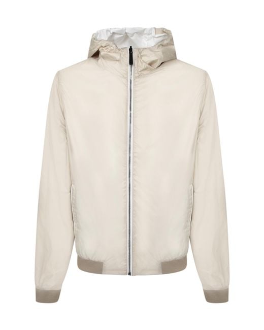 Moorer White Double-Sided Jacket for men