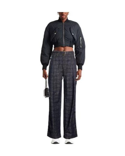 Burberry Blue Dark Wash Loose-Fit Jeans