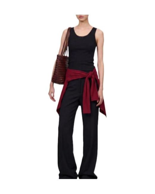 MSGM Black Knitted Vest