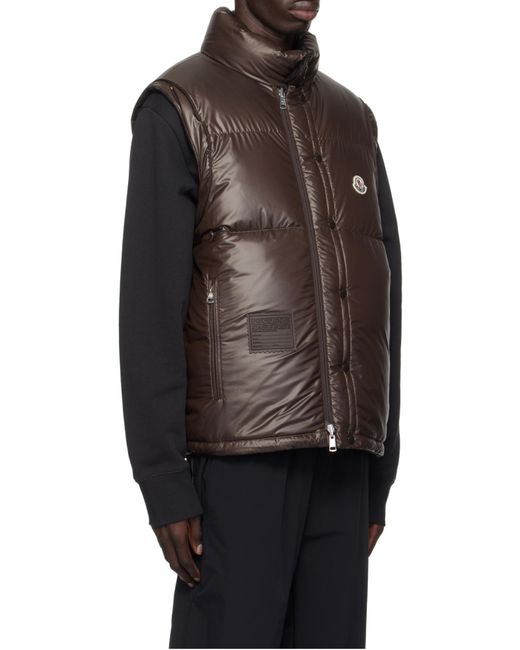 Moncler Black Verone Reversible Short Puffer Jacket for men