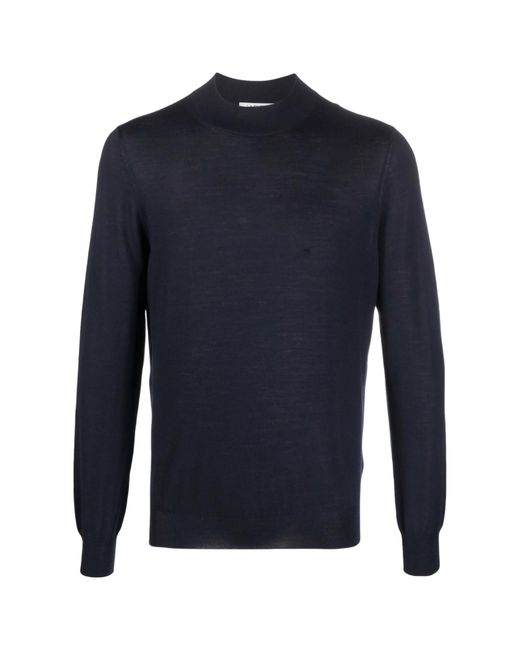 Gran Sasso Blue Long-Sleeved Sweater for men