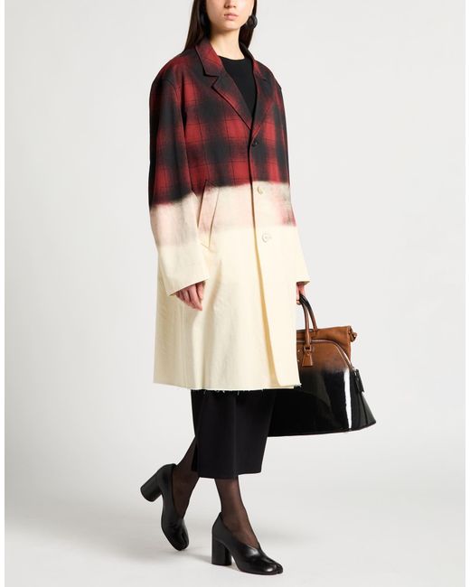 Maison Margiela Red Full-Length Jacket