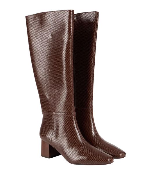 MAX&Co. Brown Chunky Heeled Boots