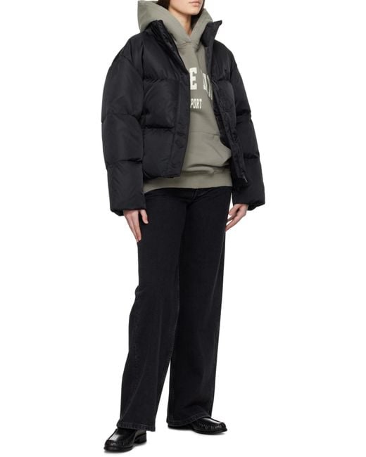 Anine Bing Black Dorian Puffer Jacket