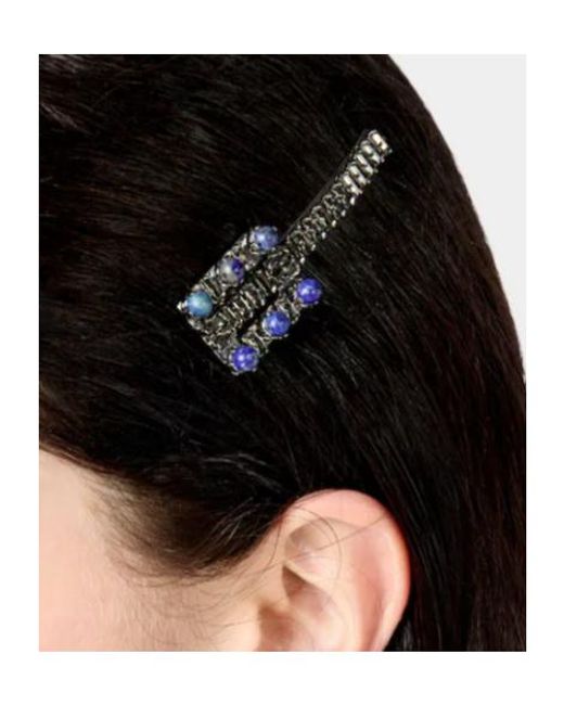 Roger Vivier White Bijoux Crystal Hair Clips