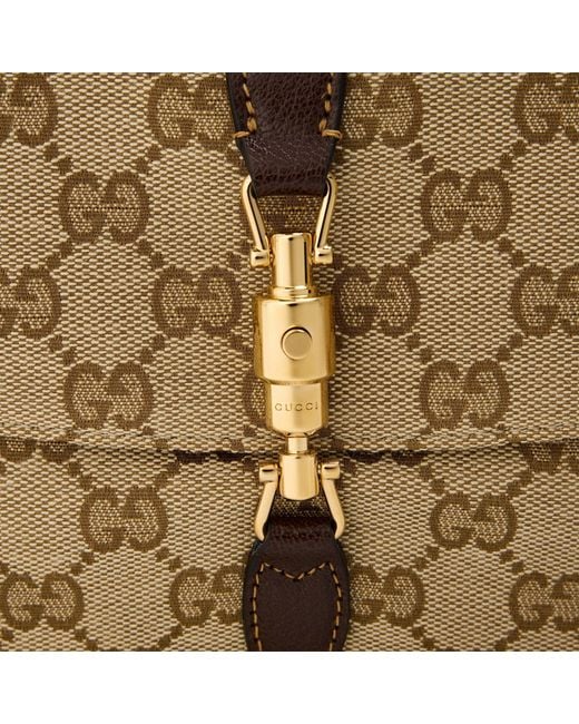 Gucci Natural Printed Medium Shoulder Bag