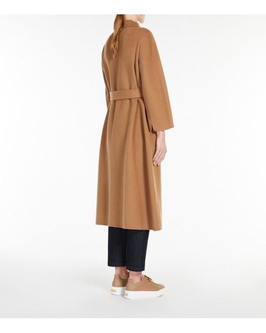 Max Mara Natural 'S Nina Belted Long-Sleeved Coat