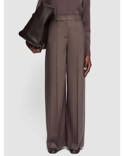 Joseph Brown High Waist Casual Pants