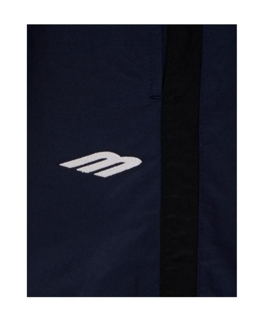 Balenciaga Blue Reversible Jogging Trousers for men