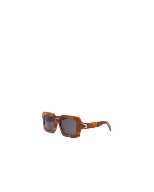 Céline White Logo Sunglasses for men