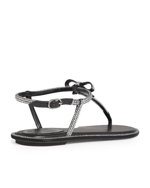 Rene Caovilla Multicolor René Caovilla Diana Embellished Open Toe Sandals