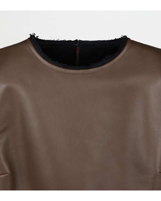 Tod's Brown Sleeveless Top