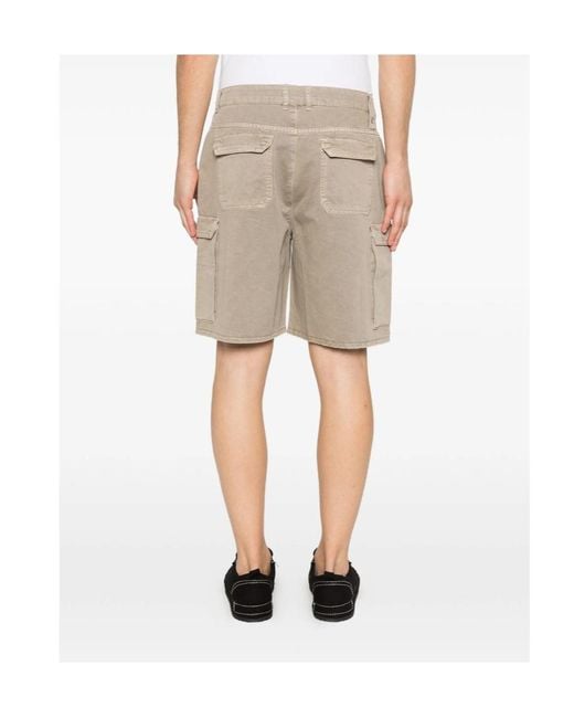 Represent Natural Zip-Pocket Cargo Shorts for men