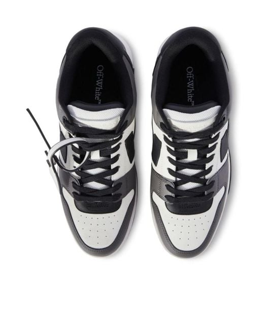 Off-White c/o Virgil Abloh White Men Out Of Office Calf Leather Sneakers for men