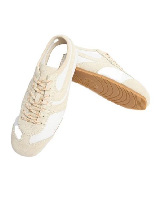 Dries Van Noten White Leather Low Top Sneakers