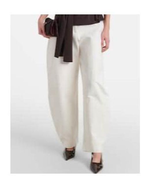 Rohe White High-Waisted Leggings