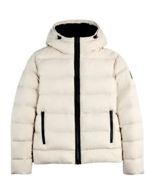 Fay Men's Natural Quilted Down Jacket