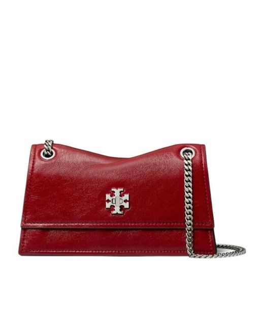Tory Burch Red Kira Small Crossbody Bag