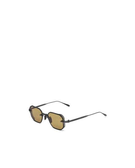 Akoni Metallic Geometric Sunglasses for men