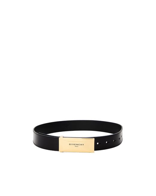 Givenchy White Plaque Leather Belt